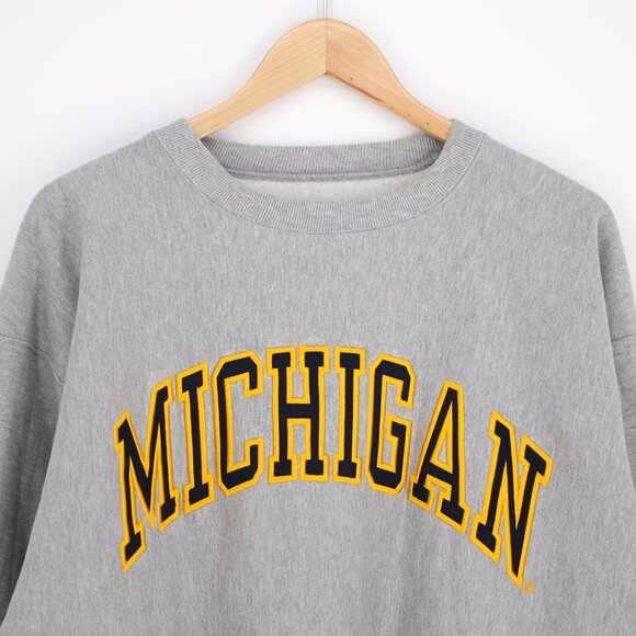 STEVE & BARRY'S Michigan University Crewneck Gray Sweatshirt Size XL - Picture 3 of 5